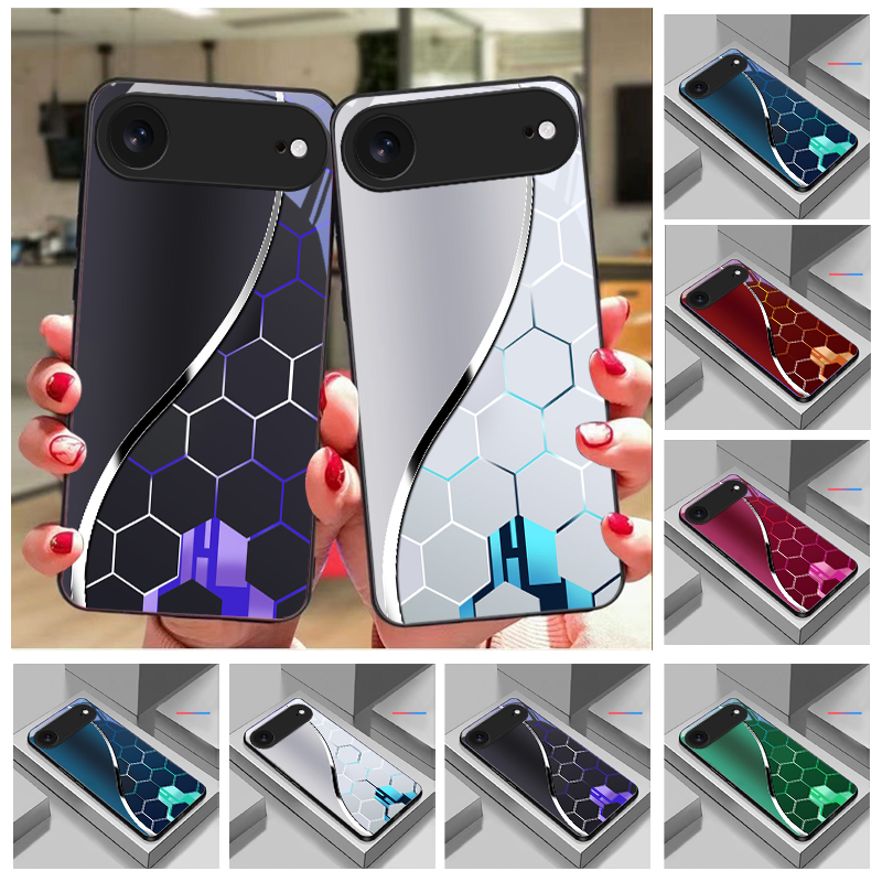 Screen Protector Film - Purple honeycomb pattern For iPhone 11