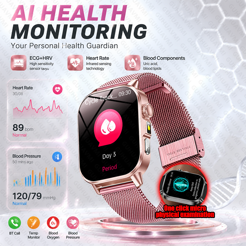 Smartwatch Custom - New Original Women Customized AI Health