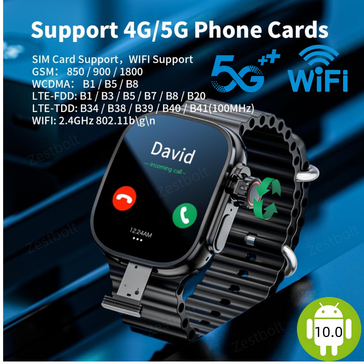 Curved Display 4G Android 10 S - đánh giá và giá Smartwatch Store
