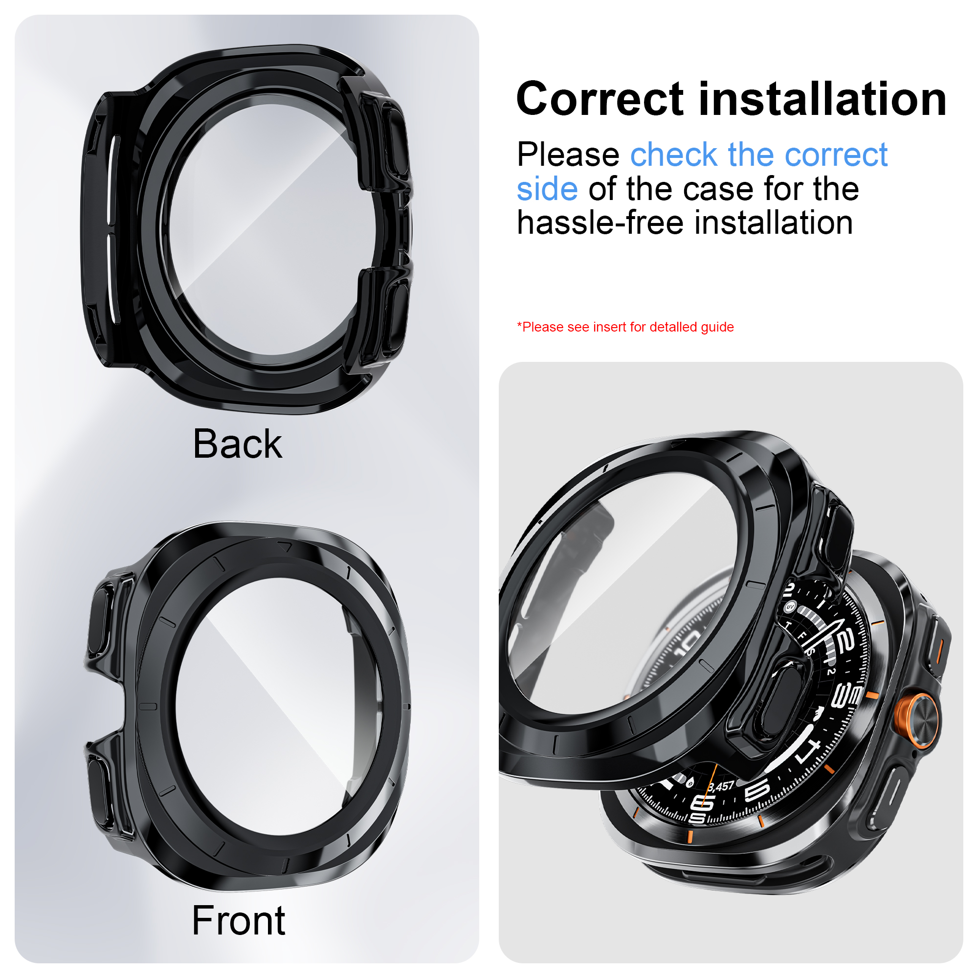 Case for Samsung Galaxy Watch  - đánh giá và giá Smartwatch Band Accessories