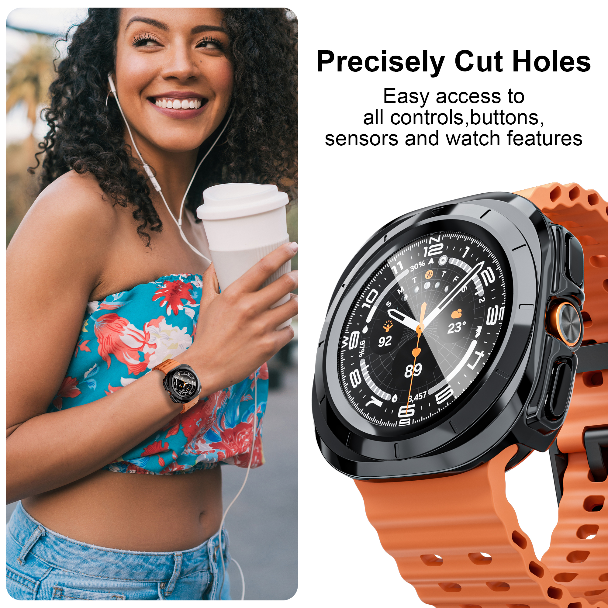 Case for Samsung Galaxy Watch  - đánh giá và giá Smartwatch Band Accessories