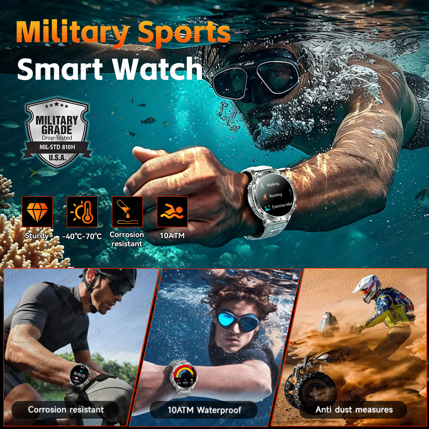 2026New Outdoor Military Shini - đánh giá và giá Smartwatch Nexus