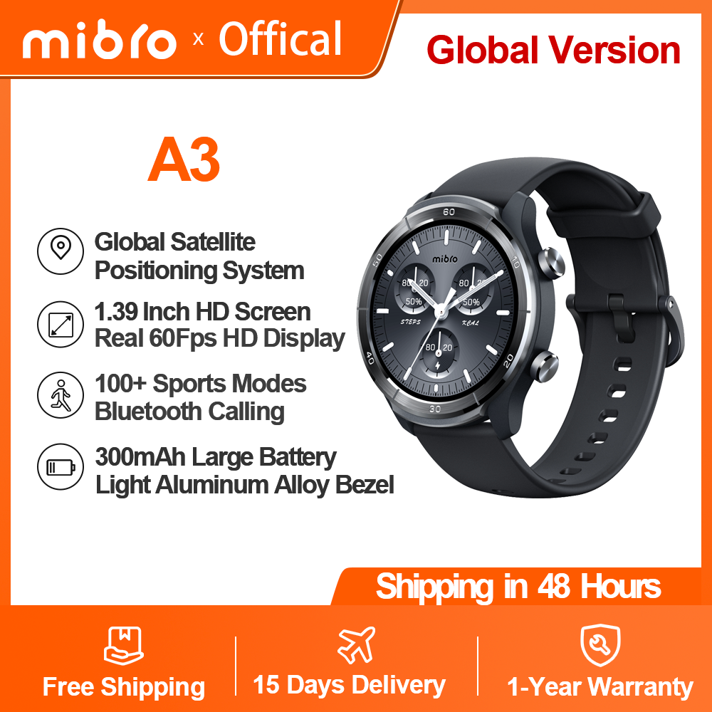 Mibro A3 Smartwatch Super Ligh - đánh giá và giá Smartwatch Face