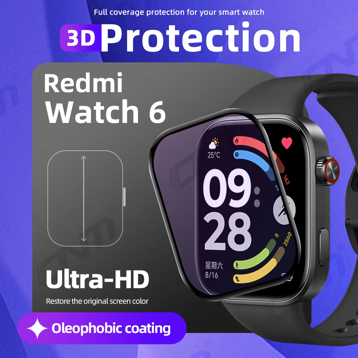 1-5Pcs Soft Film for Xiaomi Re - đánh giá và giá Xiaomi Smartwatch Accessories