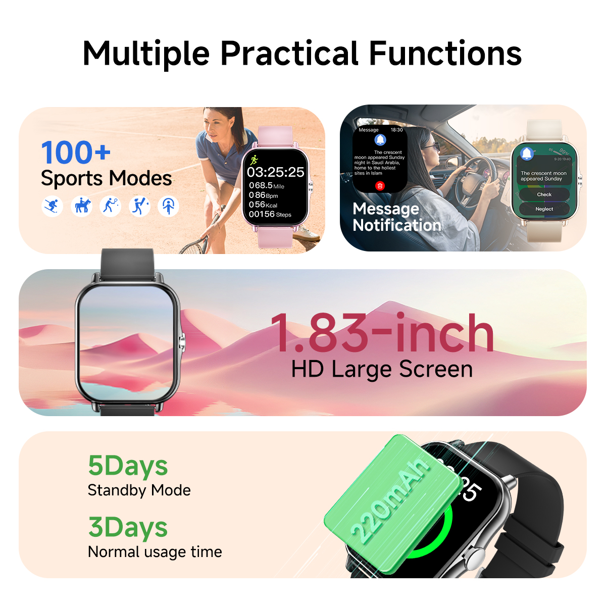 2026 New Smart Watch 1.83 HD S - đánh giá và giá Smartwatch X12