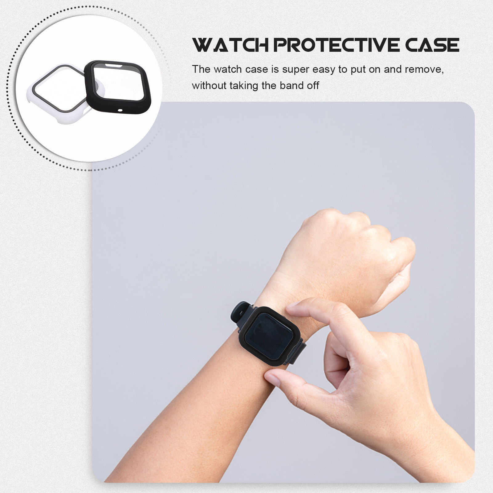 2Pcs Watch Protective Case Har - đánh giá và giá Smartwatch Face