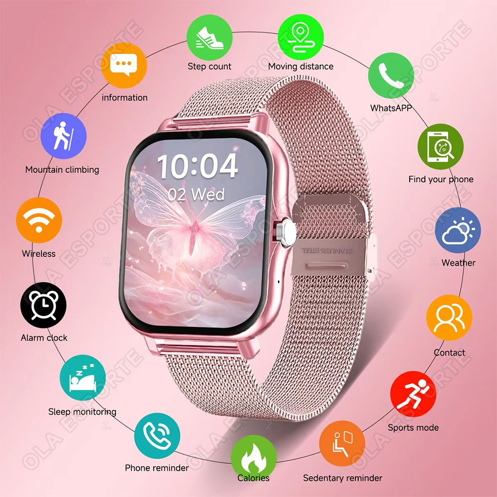 New Smartwatch 1.83'' HD Scree - đánh giá và giá Smartwatch Instagram