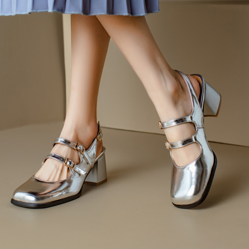 Elegant Women's High Heels Mar - đánh giá và giá Leather Classic Strap