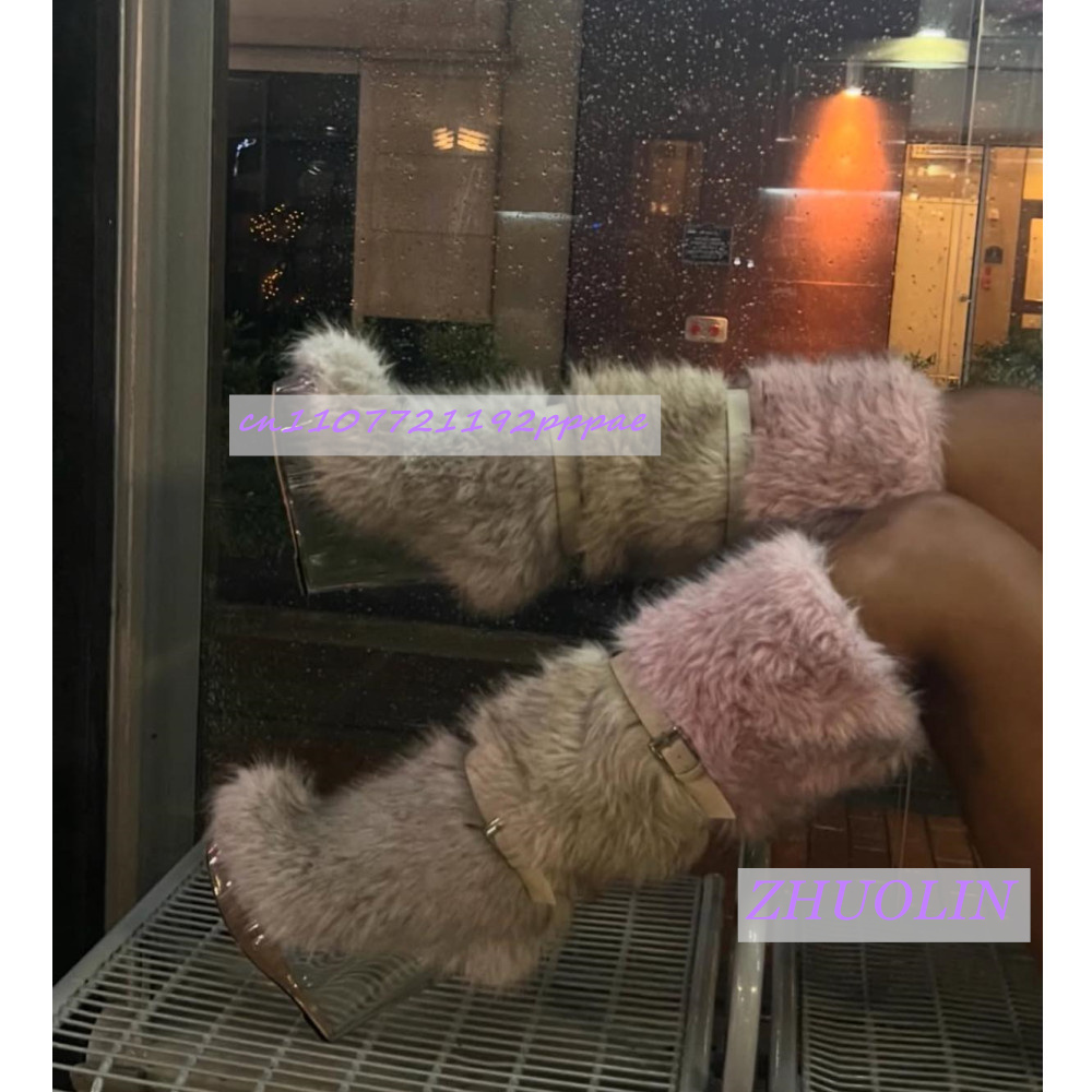 Winter Gradient Furry Transpar - đánh giá và giá Leather Classic Strap