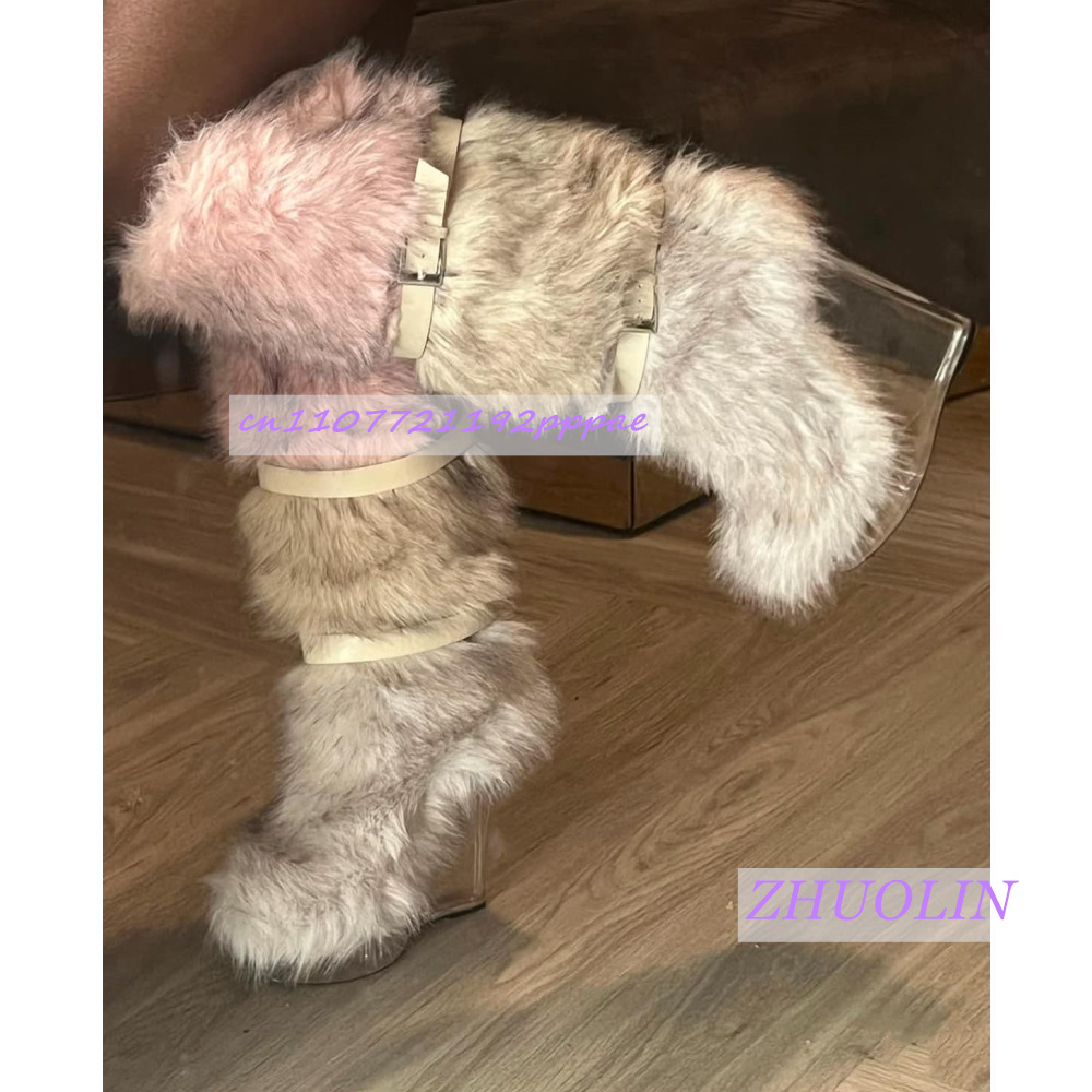Winter Gradient Furry Transpar - đánh giá và giá Leather Classic Strap