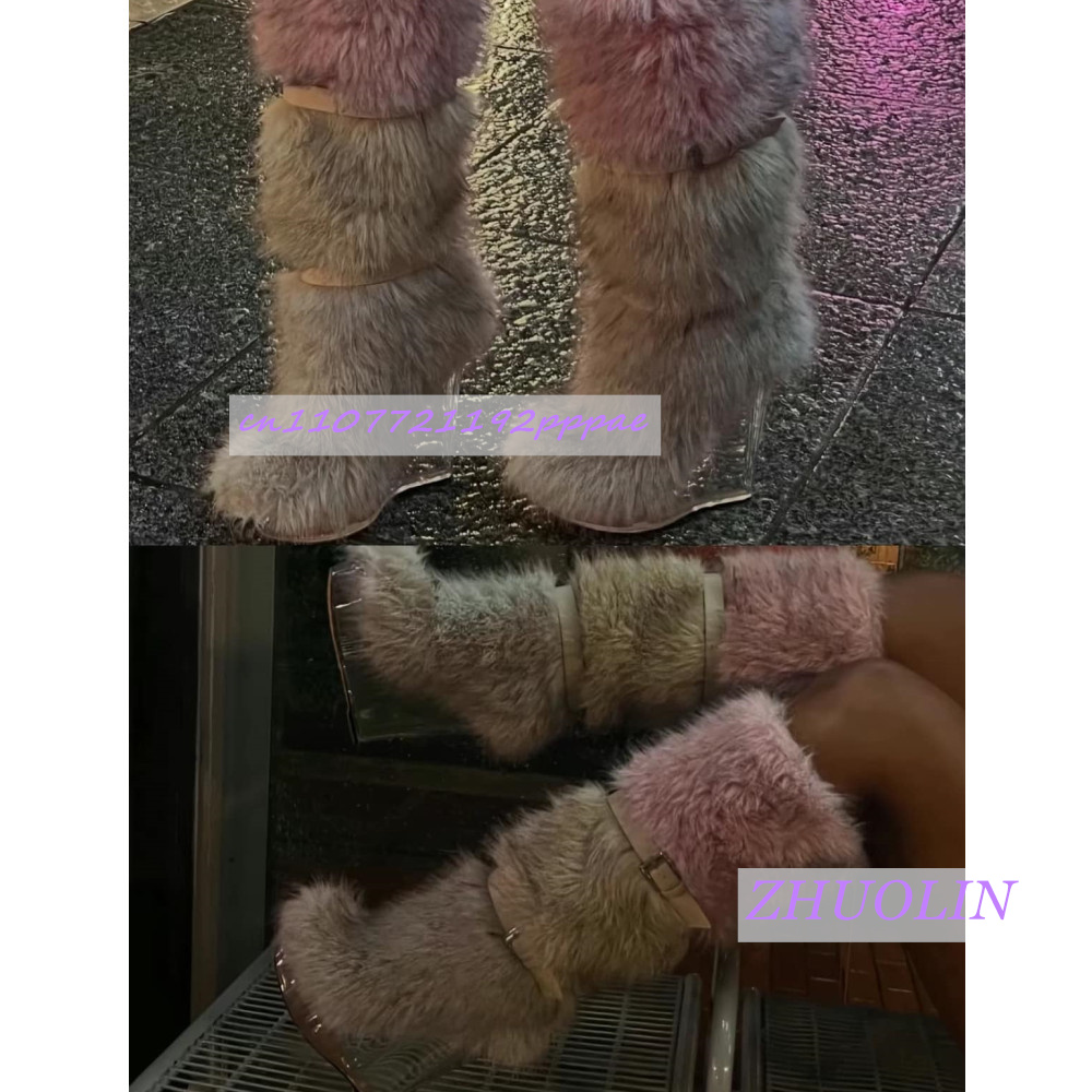 Winter Gradient Furry Transpar - đánh giá và giá Leather Classic Strap