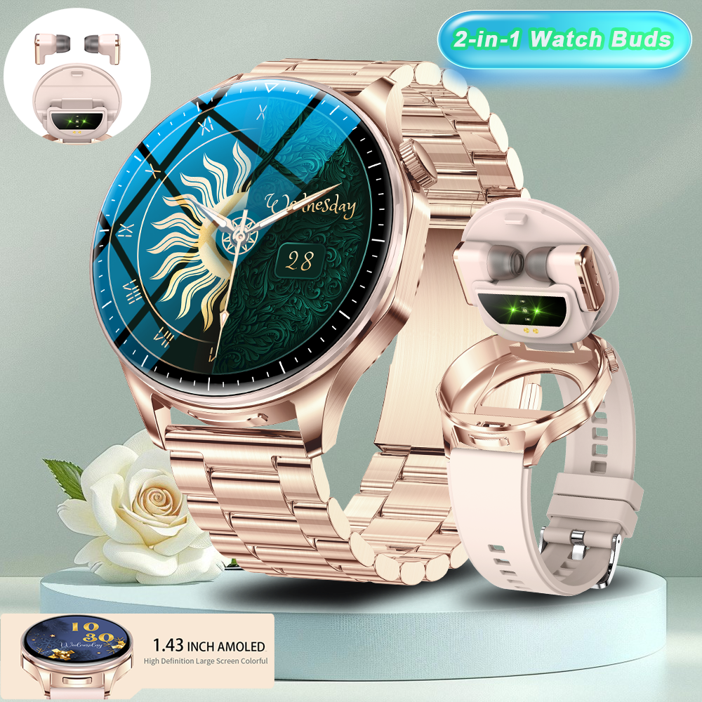 2026 New 2-In-1 TWS Headset Sm - đánh giá và giá Smartwatch Headset