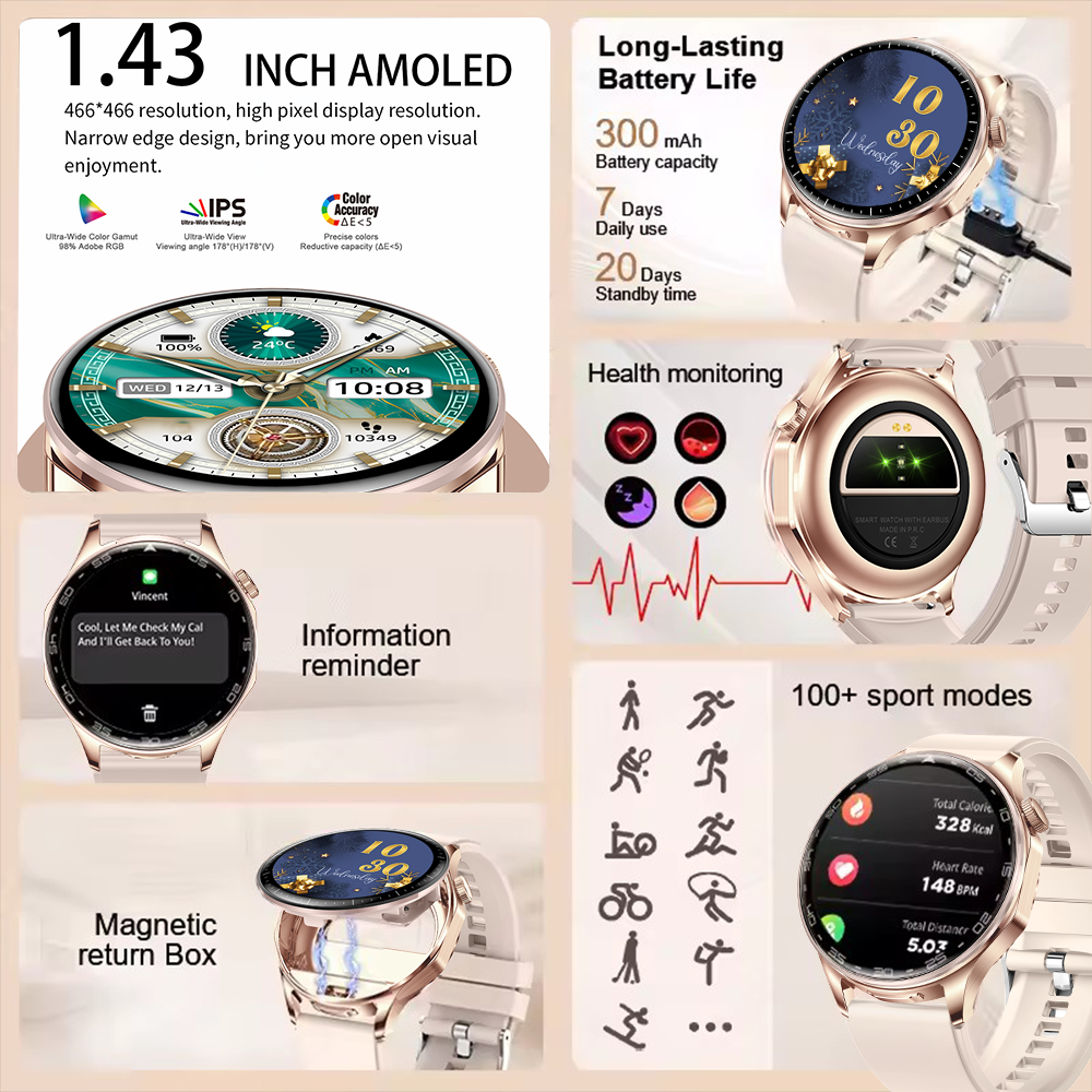 2026 New 2-In-1 TWS Headset Sm - đánh giá và giá Smartwatch Headset