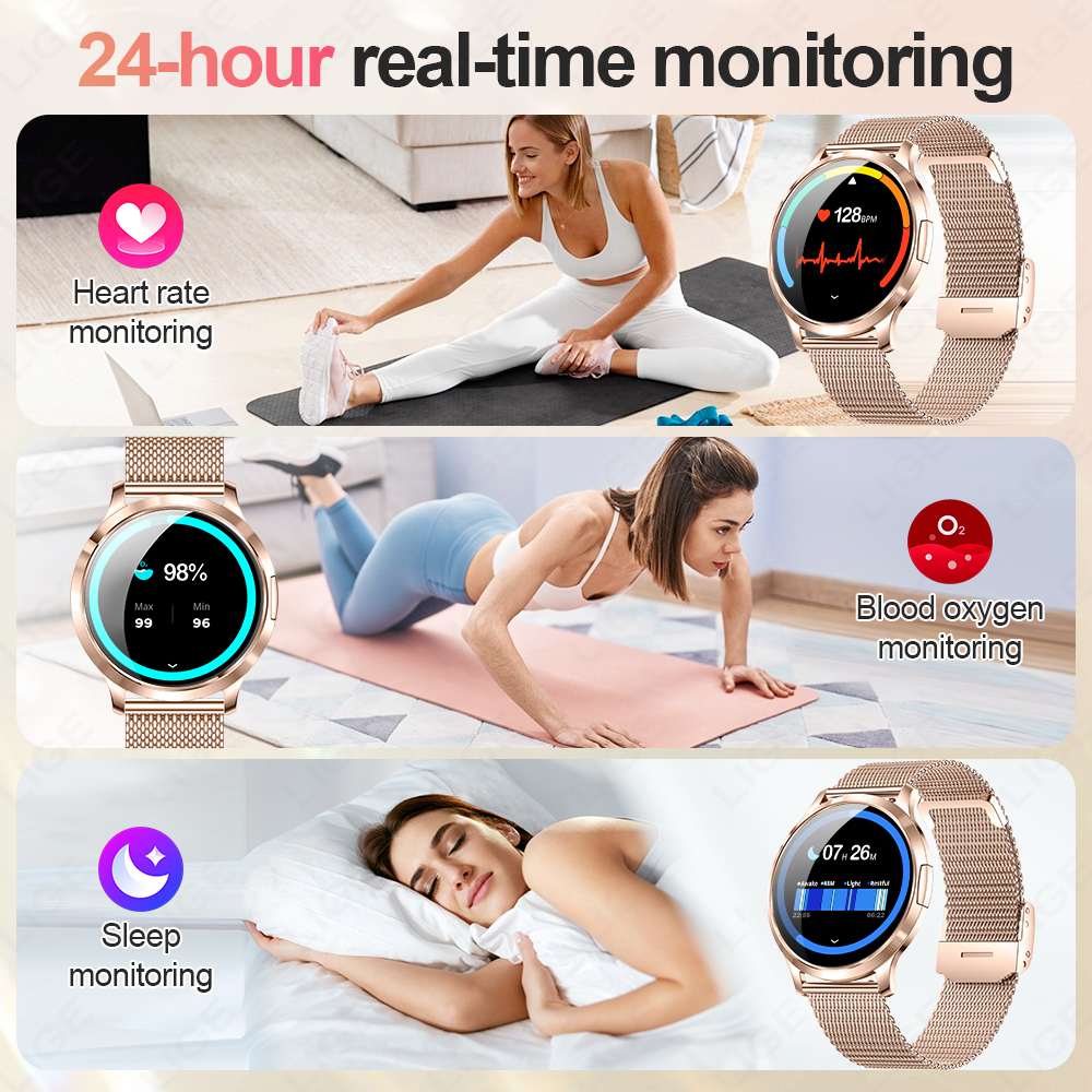 LIGE 2026 New Smart Watch Wome - đánh giá và giá Smartwatch Custom