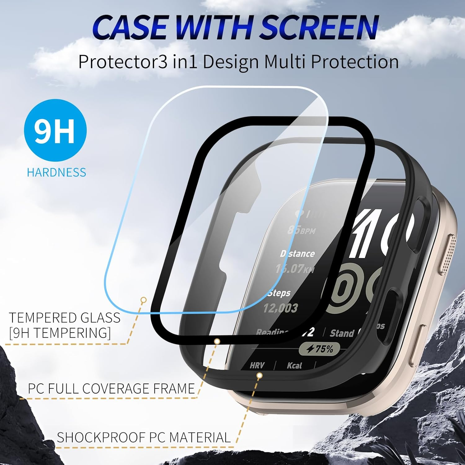 TPU/PC/Silicone Case for Amazf - đánh giá và giá Smartwatch Band Accessories