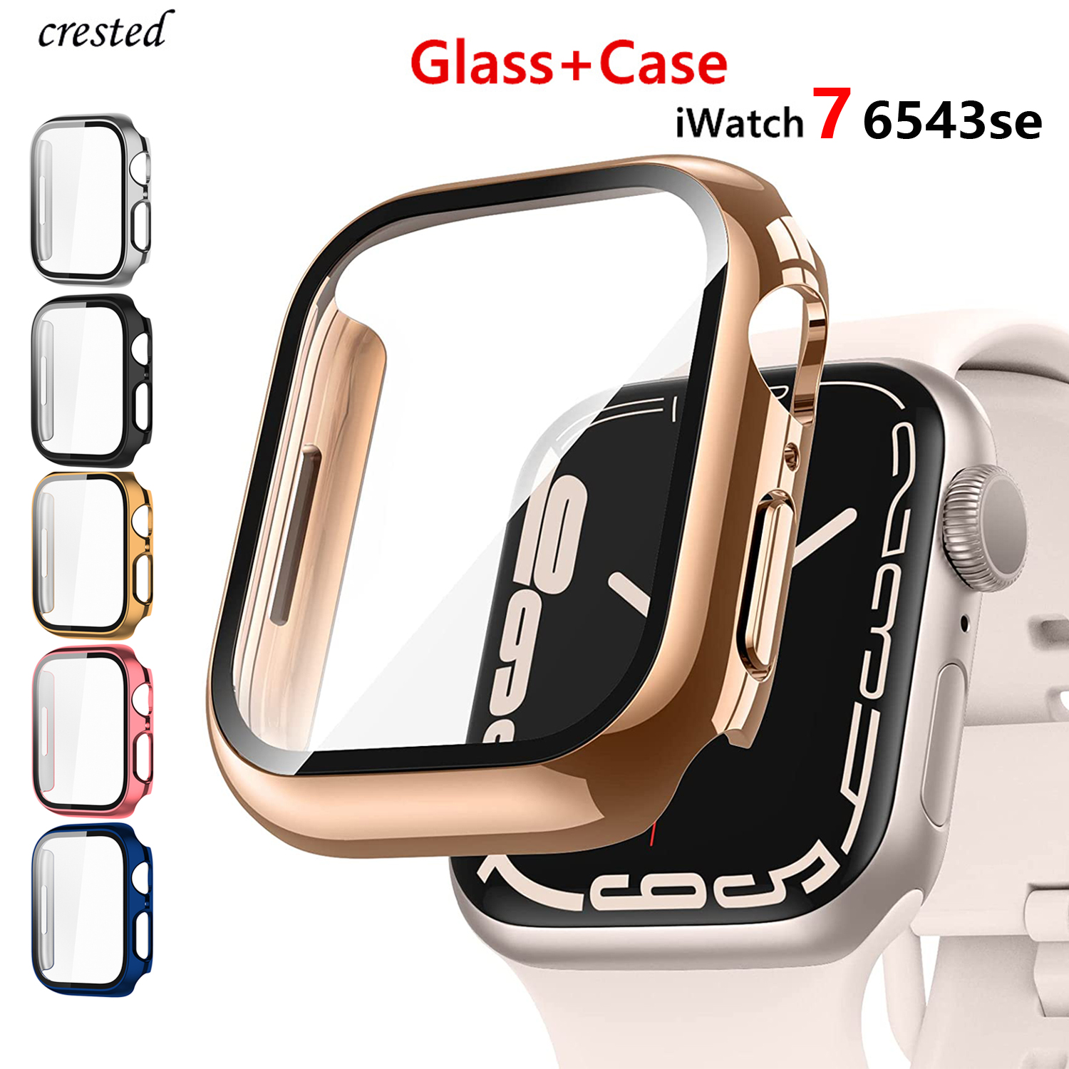 Glass+cover For Apple Watch Ca - đánh giá và giá Smartwatch Band Accessories