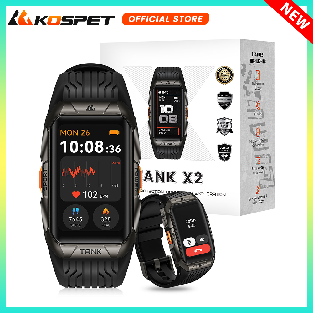 KOSPET TANK X2 Smart Watch For - đánh giá và giá Smartwatch Face