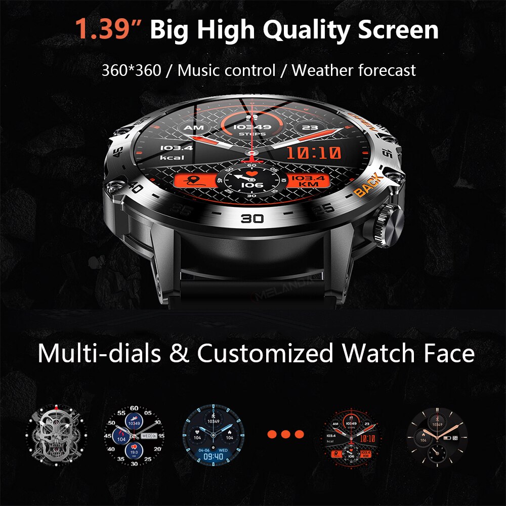 MEVADEN Steel 1.39 inch Men Lu - đánh giá và giá Smartwatch Face