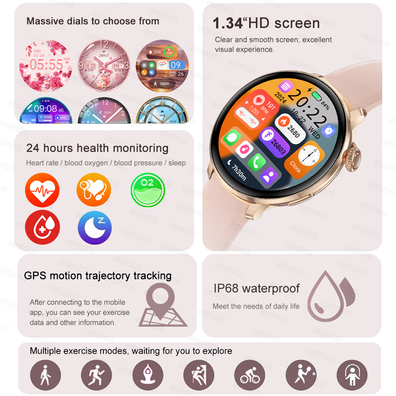 2026 New Lady Fashion Smart Wa - đánh giá và giá Smartwatch Face