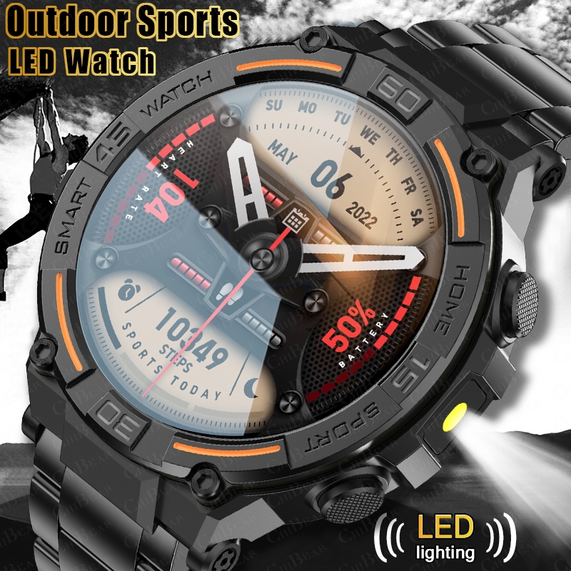 Outdoor Military Rugged Smartw - đánh giá và giá Smartwatch Face