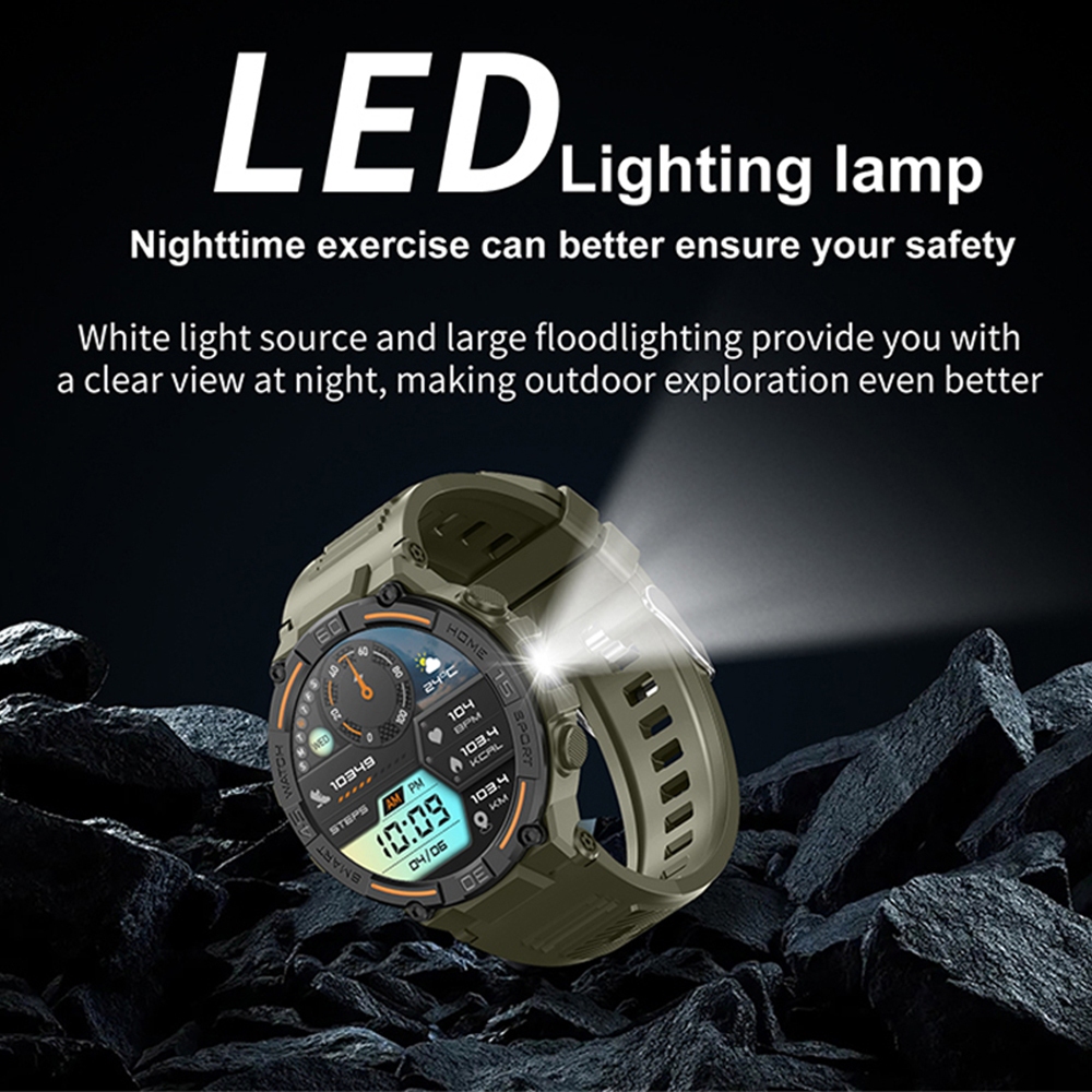 Outdoor Military Rugged Smartw - đánh giá và giá Smartwatch Face