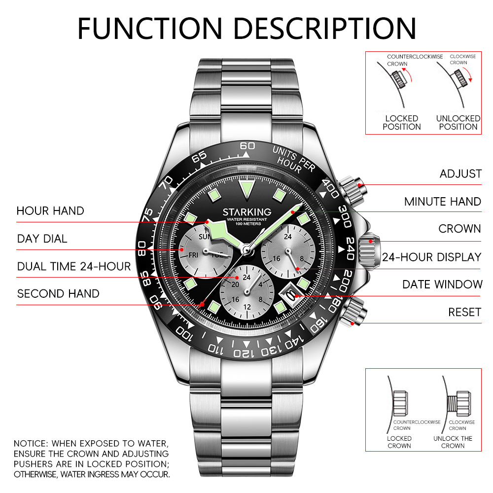 STARKING Luxury Men's Diving Q - đánh giá và giá Smartwatch Nexus