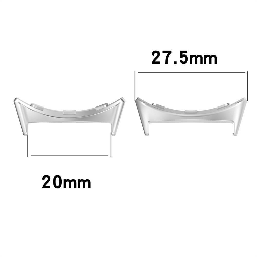 2PCS 20mm Metal Connector for  - đánh giá và giá Smartwatch Band Accessories