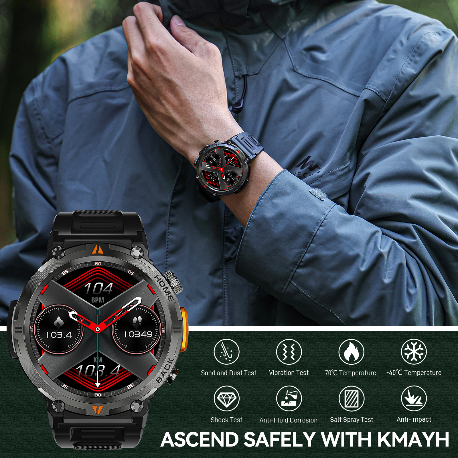 EIGIIS KE3 Bluetooth Call Smar - đánh giá và giá Smartwatch Face