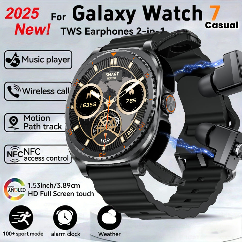TWS 2in 1 Smart Watch with Hea - đánh giá và giá Smartwatch Headset