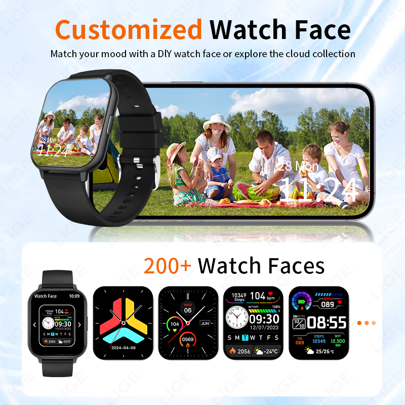 New Smart Watch Men Full Touch - đánh giá và giá Smartwatch Custom