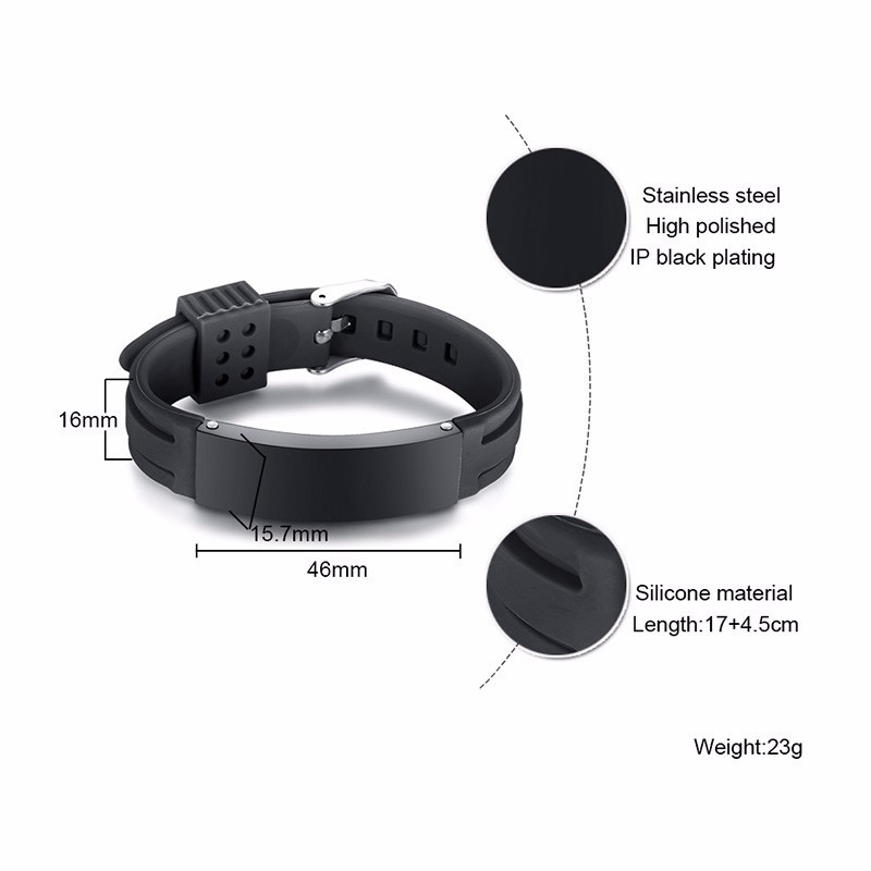 Personalized Silicone Bracelet - đánh giá và giá Silicone Band Replacement