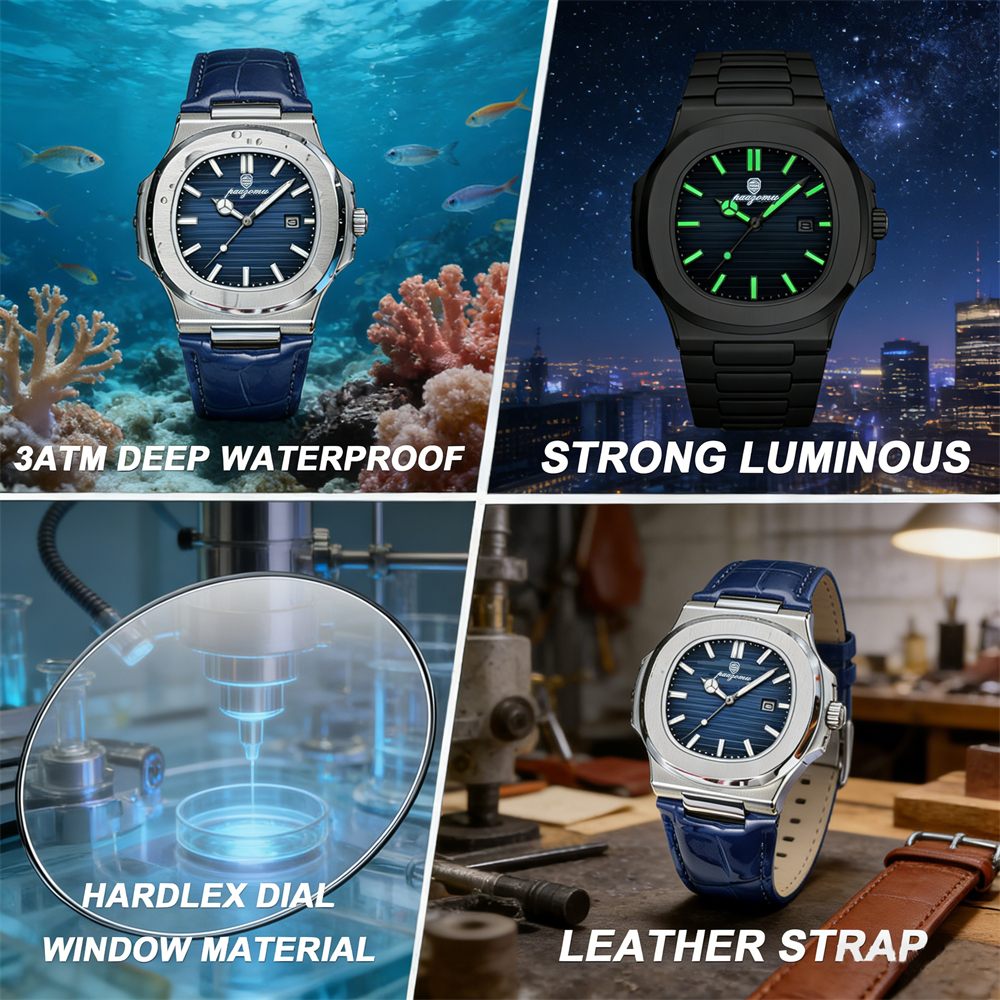 PAAZOMU Business Men Square Wa - đánh giá và giá Smartwatch Nexus