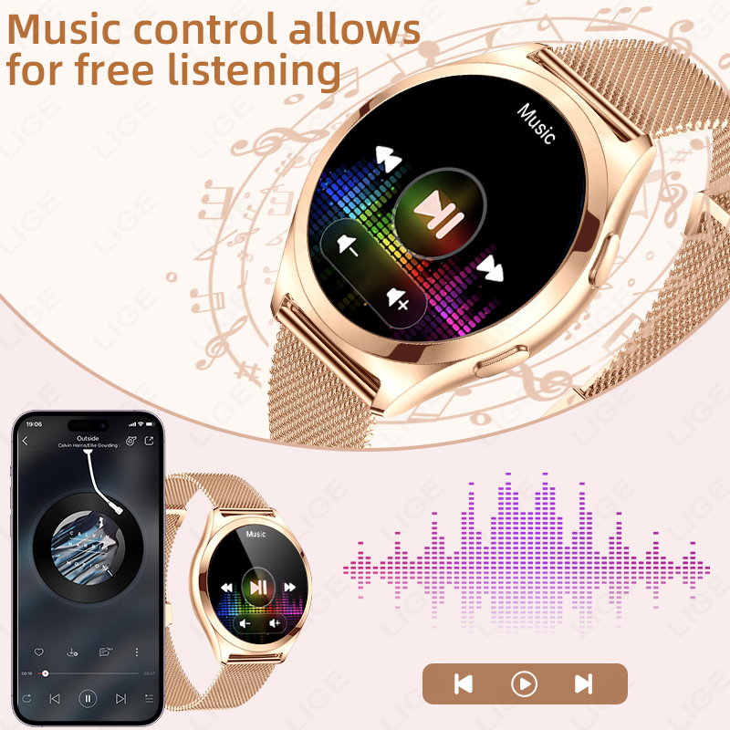 LIGE Luxury Smart Watch For Wo - đánh giá và giá Smartwatch Custom
