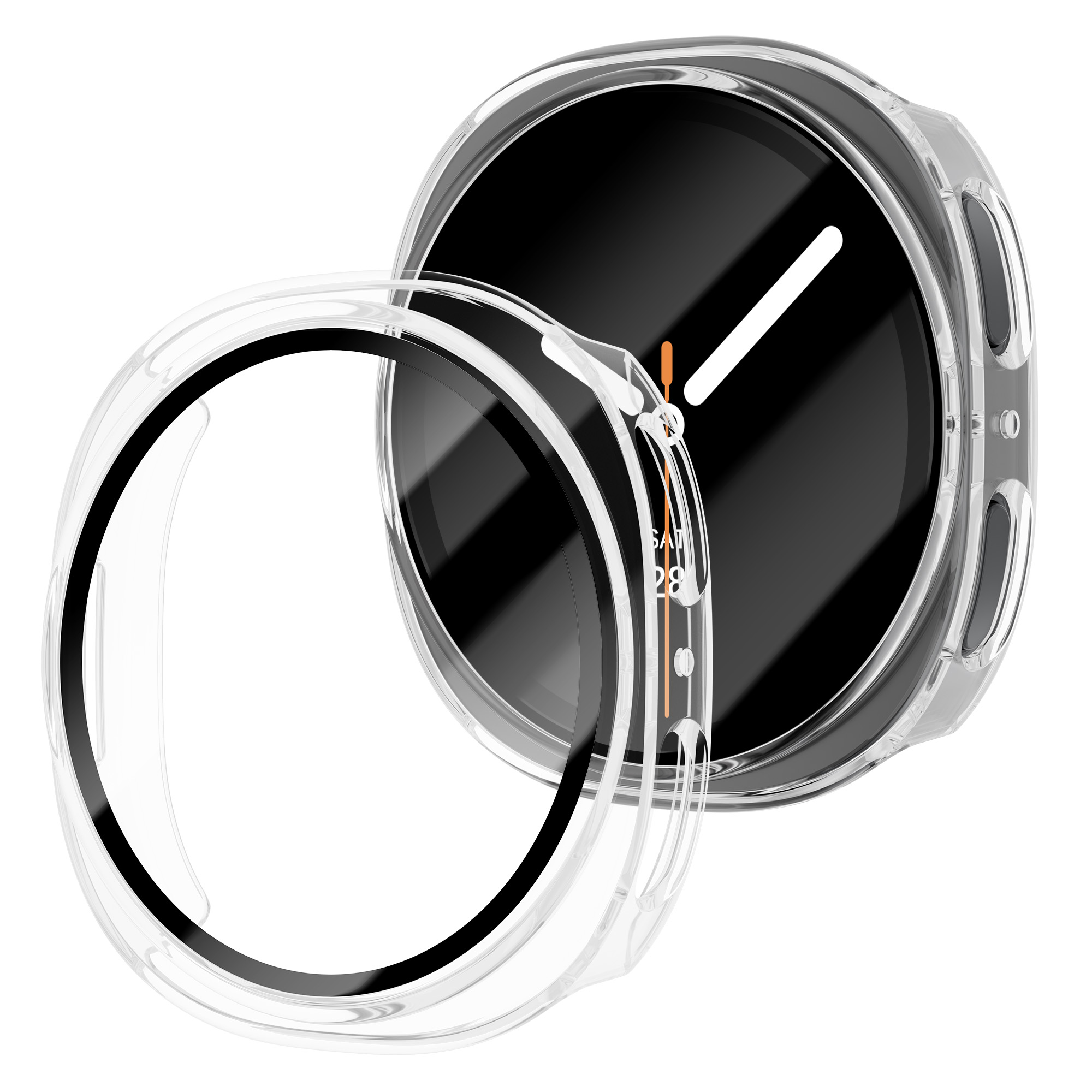 Tempered Glass+PC Case For Sam - đánh giá và giá Smartwatch Band Accessories