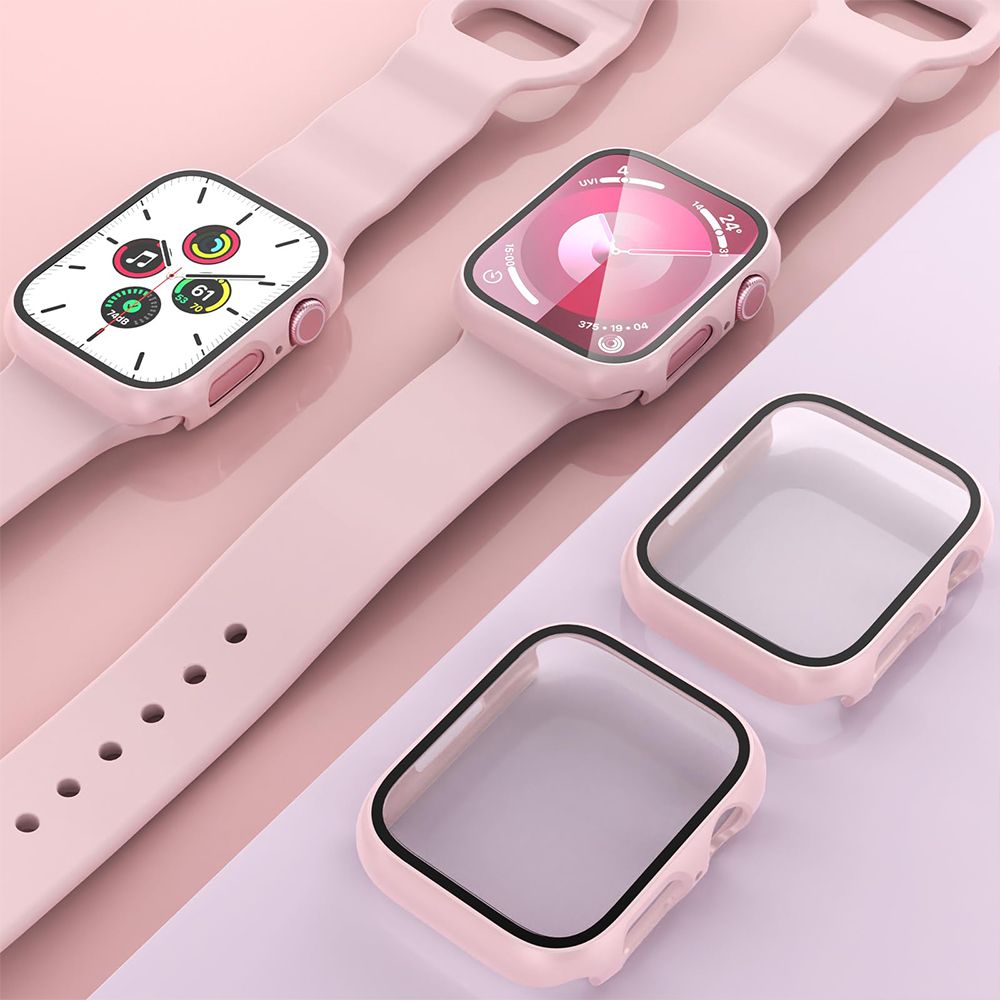 2Pcs Tempered Glass+cover For  - đánh giá và giá Smartwatch Band Accessories